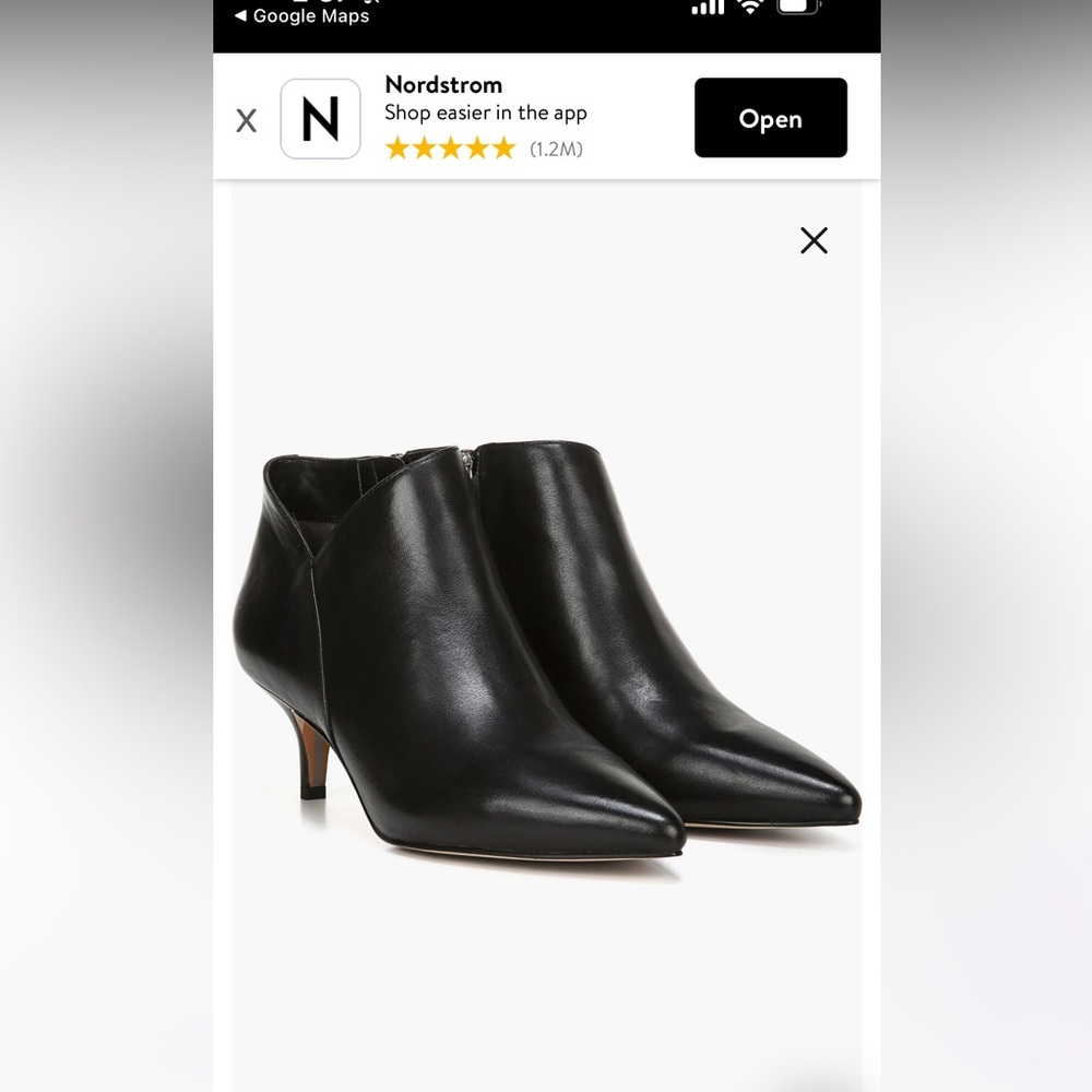 NWOT Sam Edelman Kadison Black Leather Boots Size 8